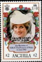 Lady Diana Spencer in 1981 - Overprinted