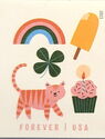 Rainbow, Cat, Cupcake and Popsicle