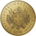 50 Francs (200 years Swiss Shooting Sports Federation)