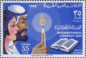 Arab Man and Woman Holding Candle over Book