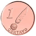 1 Centavo (History of metical - Feather)