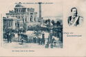 İstanbul. Sultan at Prayer in Yıldız Mosque, German Emperor II. Wilhelm