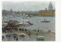 Yakov Romas. Ships on the Neva. 1950s