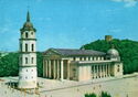 Vilnius.The Picture Gallery and the Belfry-monuments of classical architecture