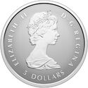 5 Dollars (60th anniversary of Canada’s flag Maple leaf 2025)