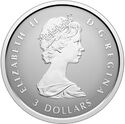 3 Dollars (60th anniversary of Canada’s flag Maple leaf 2025)