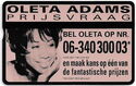 Oleta Adams Prijsvraag