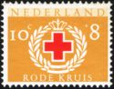 Red Cross in Laurels with Crown