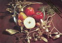 Merry Christmas. Apples and nuts