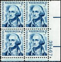 George Washington(1732-99), 1st President, Redrawn, Dull Gum