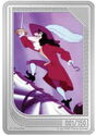 2 Dollars (Trading Coins – Disney Classics - Topaz - Peter Pan Captain Hook)