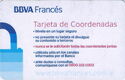 BBVA Frances - Tarjeta de Coordenadas
