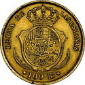 100 Reales (Barcelona 8-pointed star)