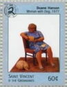 Woman with dog, Duane Hanson