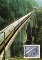 Tauern Railway Train on the Falkenstein Bridge, 75 years of Tauernbahn