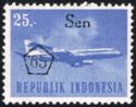 Convair Coronado airliner (overprinted "Sen __ '65")
