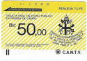 Visita Papal 1985 Bs. 50