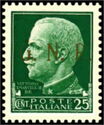 Vitt. Emanuele III - Ovpt. G.N.R., Brescia Issue, 3rd type