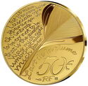 50 Euro (Art of the Quill - Jules Verne 120th anniversary of his passing - Gold)