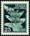 Airmail, Wings - Ovpt. Repubblica Sociale Italiana
