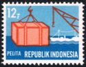 Crane and crate (“Overseas Trade”)