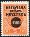 Overprint on Yugoslavia 1931 Porto Stamp