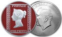 1 Crown (World’s First Postage Stamps - Penny 1840 Red)