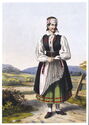A young peasant woman from Frammersbach
