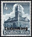 Overprint over Reich Stamp