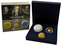 Various Euro (9th Series Numismatic Treasures - 3 coin set)