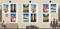 Vintage Travel Posters, booklet pane