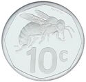 10 Cents (SUID-AFRIKAA - Afrikaans, AFRIKA TSHIPEMBE - Tshivenda - Silver)