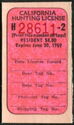 Hunting License Validation - Resident