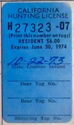 Hunting License Validation - Resident