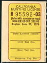Hunting License Validation - Non-Resident