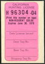 Hunting License Validation - Non-Resident