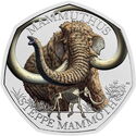 50 Pence (Ice Age Giants - Steppe Mammoth - Color)
