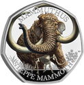 50 Pence (Ice Age Giants - Steppe Mammoth - Silver Color)