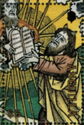"Moses Receiving the Tablets" (16th-century woodcut)