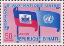 Flags of Haiti and United Nations