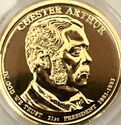1 Dollar (21st president Chester A. Arthur 1881-1885)