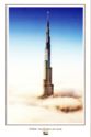 Dubai. Burj Khalifain in the clouds