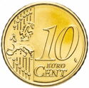 10 Euro Cent (Stephansdom - New Relief map)