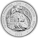 5 Pounds (The Royal Tudor Beasts - The Queen’s Panther - Bullion 2025)