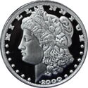 1 Dollar (Millenium - Morgan style Liberty head)