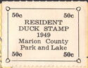Resident Duck Stamp - Marion County Park and Lake