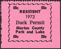 Resident Duck Permit - Marion County Park and Lake