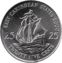 25 Cents (USCG Eagle)