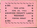 Marion County Lake Resident Fishing Permit