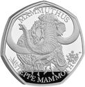 50 Pence (Ice Age Giants - Steppe Mammoth - Silver)